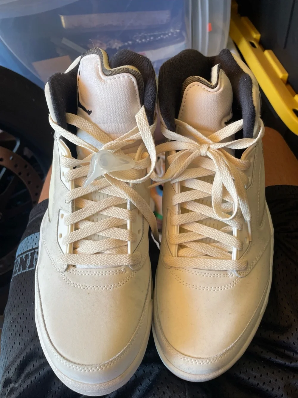 Jordan Men's White Black Athletic Shoes